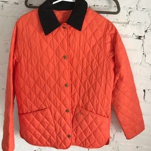 Barbour quilted coat size US 8
